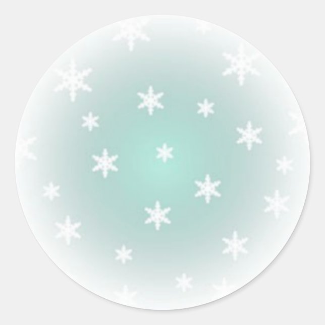 1.5 IN. SNOWFLAKE STICKER (Front)