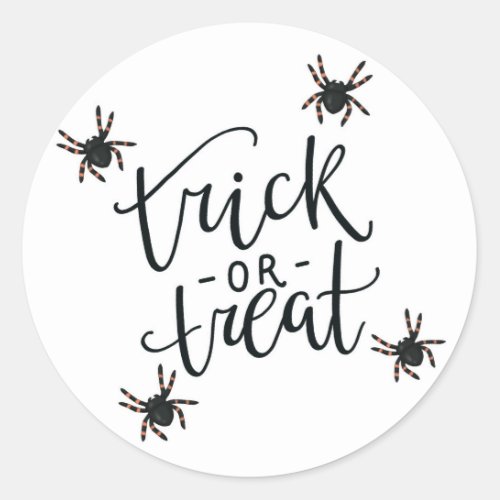 15 Inch Happy Halloween Spiders sticker