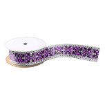 1.5 Inch Sacred Mountains in Purple Satin Ribbon