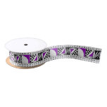 1.5 Inch Southwest Native Sunrise in Purple Satin Ribbon