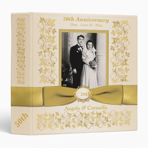 15 Ivory 50th Wedding Anniversary Photo Binder