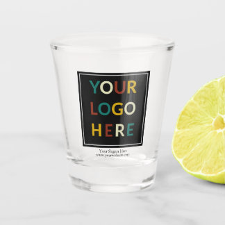 1.5 oz Custom Shot Glass with Logo No Minimum