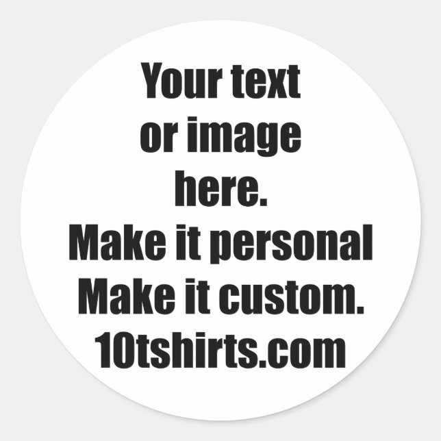 1.5" sticker sheet. Ready to customize. (Front)