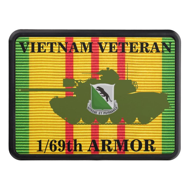 1/69th Armor M48A3 VSM Ribbon Hitch Cover (Front)