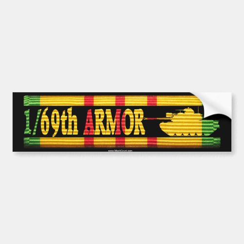 169th Armor M48A3 VSR Bumper Sticker