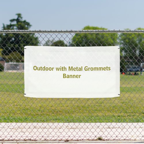 1.6' x 3' Outdoor with Metal Grommets Banner