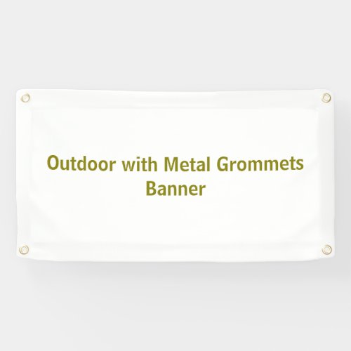1.6' x 3' Outdoor with Metal Grommets Banner