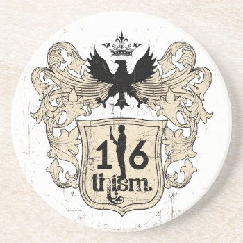 1/6thism_arms_01 Drink Coaster by ZunoDesign at Zazzle