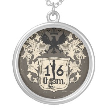 1/6thism_arms_03 Silver Plated Necklace by ZunoDesign at Zazzle