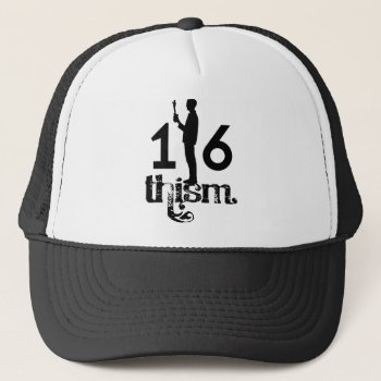 1/6thism_logo_01 Trucker Hat by ZunoDesign at Zazzle