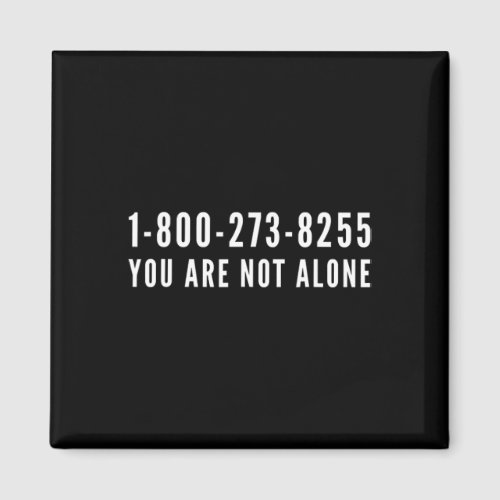 1_800_273_8255 Suicide Prevention Help Line  Magnet