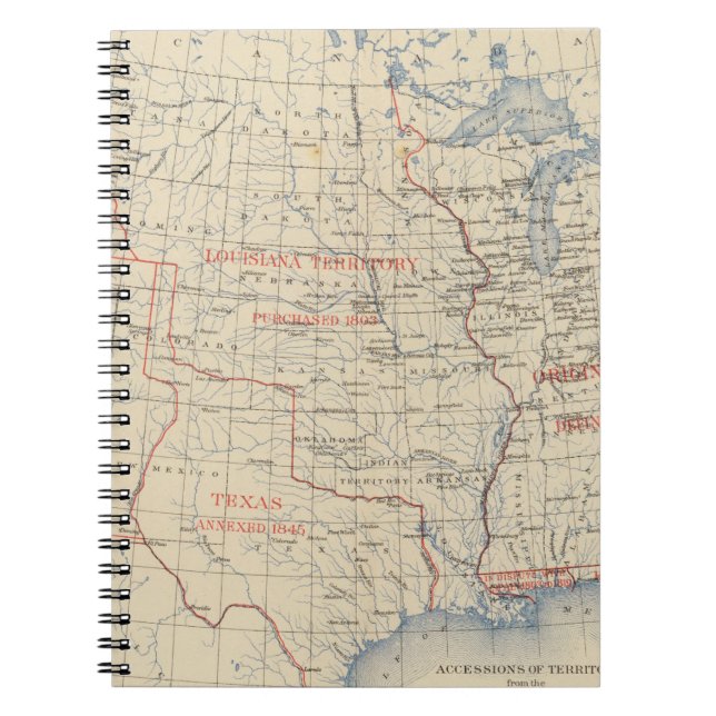 1 Accessions of territory Notebook (Front)