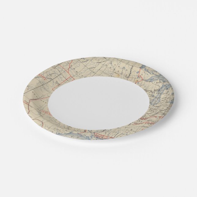 1 Accessions of territory Paper Plates (Angled)