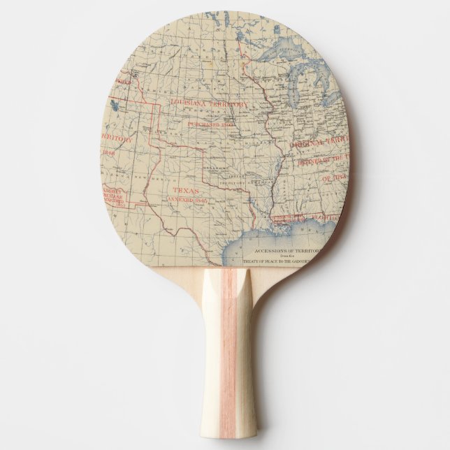 1 Accessions of territory Ping Pong Paddle (Front)