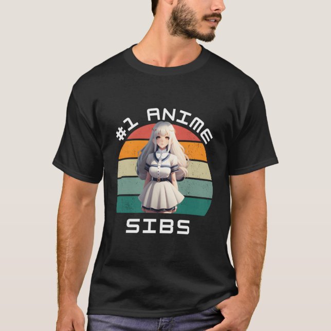 1 Anime Sibs Ga Kawaii Beautiful T-Shirt (Front)