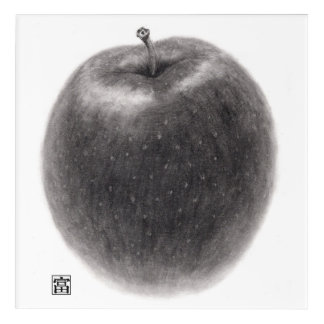 1 apple acrylic print