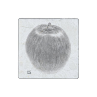 1 apple stone magnet