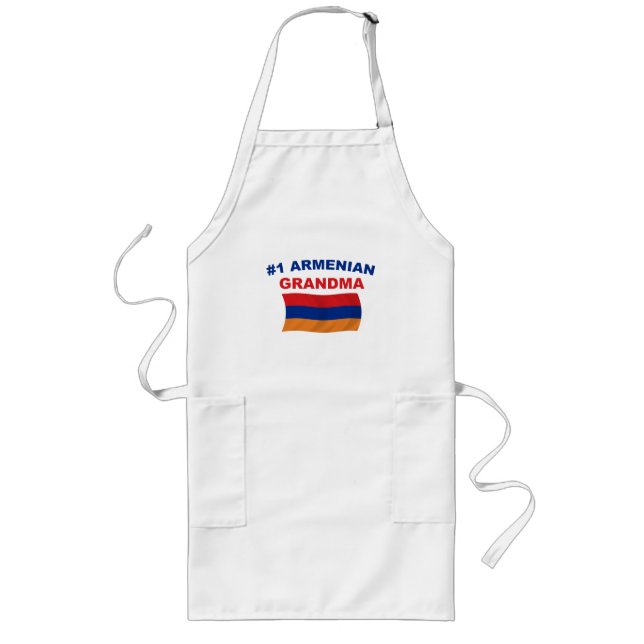 #1 Armenian Grandma Long Apron (Front)
