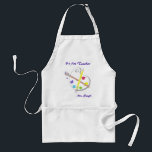 #1 Art Teacher Apron<br><div class="desc">This simple drawing of an artist palette can be personalized with an art teacher's name. Show an art teacher how much you care by sharing your love of art and protecting their clothing at the same time.</div>
