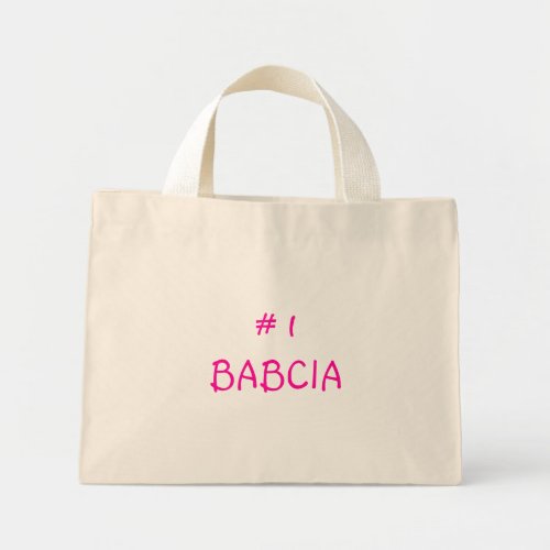  1 BABCIA MINI TOTE BAG