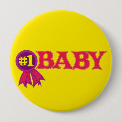 #1 Baby Pinback Button