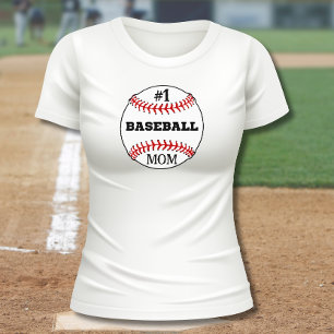#1 Baseball Mom T-Shirt