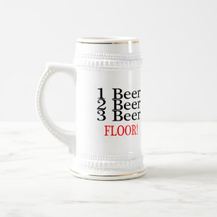 1 Beer 2 Beer 3 Beer FLOOR Beer Stein