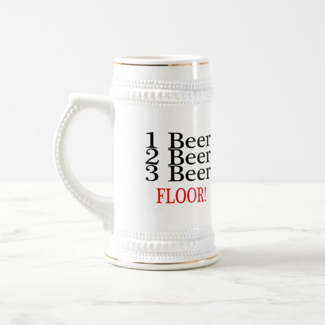 1 Beer 2 Beer 3 Beer FLOOR Stein (Left)
