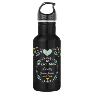# 1 Best Mother Personalized Keepsake Stainless Steel Water Bottle