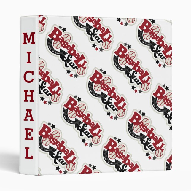 1" Binder/Baseball Binder (Front/Spine)