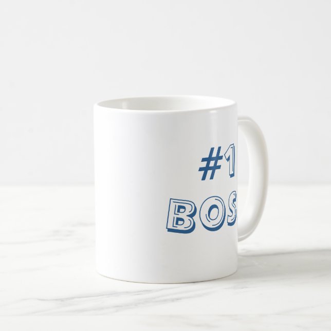 #1 BOSS COFFEE MUG