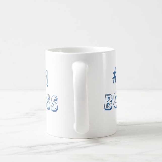 #1 BOSS COFFEE MUG
