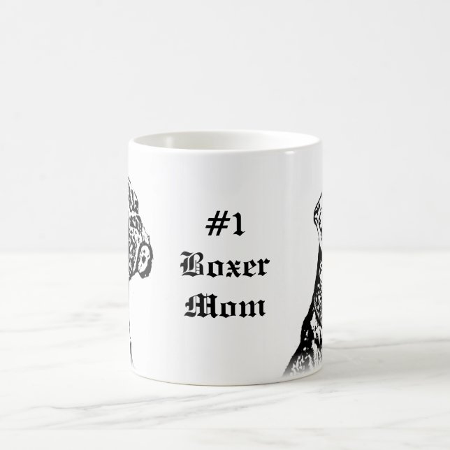 #1 Boxer Mom Boxer mug (Center)