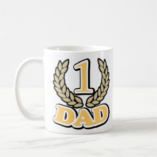 #1 CHAMPION Dad coffee mug cup