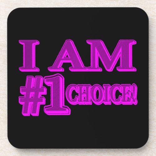 1 CHOICE Cute Expression Design Buy Now Beverage Coaster