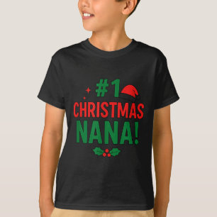 #1 Christmas Nana  T-Shirt