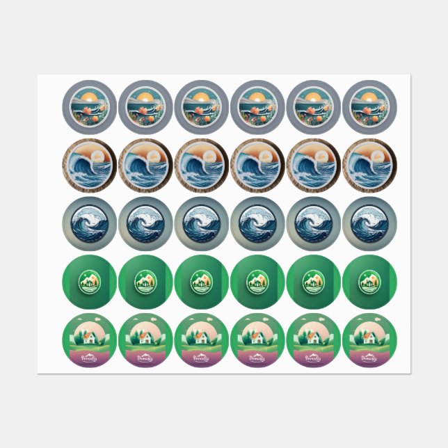 1. "Circle of Innovation: Exploring Creative Logos Labels (Sheet)