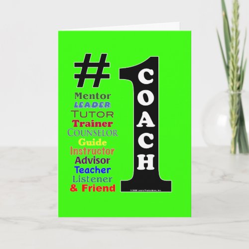 1 Coach Card