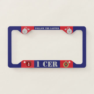1 Combat Engineer Regiment Licence Plate Frame