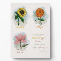 1 Cor 13:13 Greatest is Love Sign