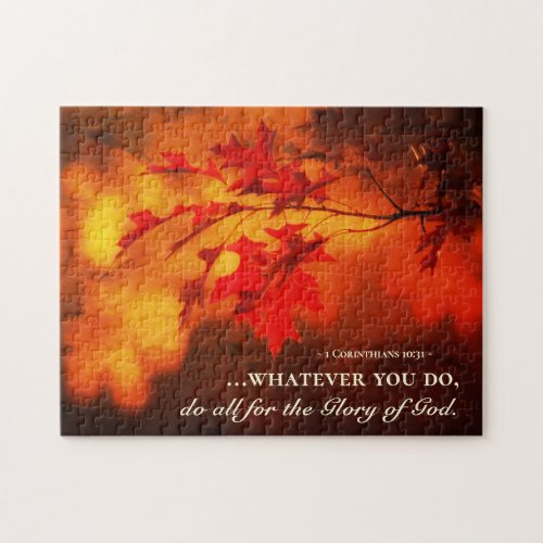 1 Corinthians 1031 Do All for the Glory of God Jigsaw Puzzle
