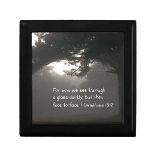 1 Corinthians 13:12 Keepsake Box