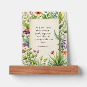 1 Corinthians 13:13 Christian Bible Verse Picture Ledge