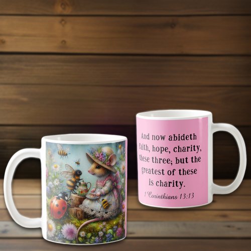 1 Corinthians 1313 Scripture Christian Friendship Coffee Mug