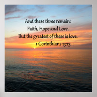 1 CORINTHIANS 13:13 SUNRISE PHOTO