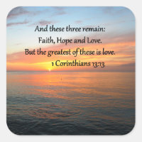 1 CORINTHIANS 13:13 SUNRISE PHOTO