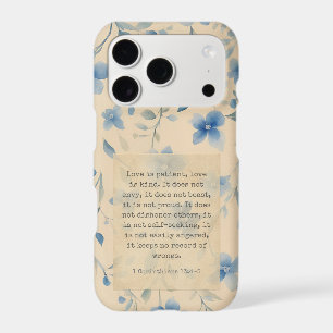 1 Corinthians 13:4–5 Love Is Patient Floral iPhone 17 Pro Case