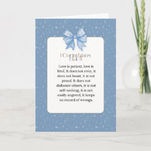 1 corinthians 13 4 5, love is patient love is kind card