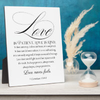 1 Corinthians 13:4-8 Love is Patient Wedding Verse