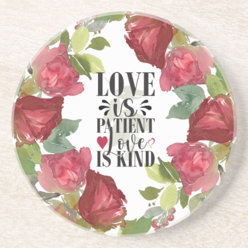 1 Corinthians 134 Love is Patient Love is Kind Coaster